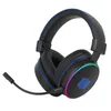 2022 RGB カラーディスコノイズキャンセリングゲーミングヘッドフォン Bluetooth 5.0 ワイヤレス 2.4 グラムヘッドセットマイク付き PS4 PS5 XBOX スイッチ GW300