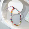 1PC Cell Phone Straps Charms Creative New Stone Pearl Beads Mobile Chain for Women Girls Strap Anti-Lost Lanyard Hanging Cord Jewelry Bracelet Keychain