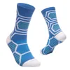 Sports Socks 1 Pair Sports Compression Mid-Calf Socks Ankle Care Men Cycling Gym Workout Fitness Basketball Soccer Rugby Socks T221019
