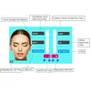 RF機器標準5カートリッジvmax hifuフェース高強度焦点を合わせた超音波面リンクしわ除去ビューティーシステム