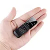 Сотовые телефоны мини -флип -телефон запасной личность Маленькой Телефон Творческая карта Bluetooth Mobilephone для пожилых студентов с розничной коробкой с розничной коробкой