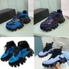 Dames platform sneaker luxurys cloudbust thunder sneakers technische stof veter-up trainers lichtgewicht sneaker mannen feest buiten schoenen no338