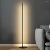 Golvlampor 80 cm modern LED -hörnlampa Fjärrbakgrund Atmosfär RGB Lättkontroll inomhus konstdekor Belysning stående