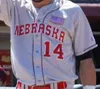 Бейсбол в колледже носит Custom 2019 Nebraska Cornhuskers College Бейсбольные майки 4 Алекс Гордон 2 Jaxon Hallmark Grey White Red Litched