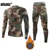 Heren thermisch ondergoed aismz winter mannen warme fitness fleece legging strakke onderbladen compressie snel drogen thermo long johns sets 221117