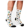 Hommes Chaussettes Drôle Horreur Halloween Bandages Sanglants Hommes Harajuku Heureux Hip Hop Nouveauté Planche À Roulettes Casual Fou Pour