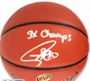 수집 가능한 Giannis Bryant Curry 사인 서명 서명 된 서명자 자동 사인 실내/야외 컬렉션 스프로트 농구 공