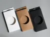 Kraft Cardboard Phone Case For iphone Series Packaging Box White Black Paper Drawer Box With Clear Window A340