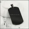 Dog Tag Id Card Stainless Steel Cat Dog Tag Casual Military Shape Blank Cards High Hardness Pet Tags Drop Delivery Home Garden Suppli Dh4Oq