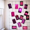 Aufkleber für Kinderspielzeug, 50 Stück, rosa Neon, ästhetisches Wand-Collage-Set, Zimmer, Schlafzimmer, Wohnzimmer, Heimdekoration, Poster, warme Farbe, Ornament, Po, Geschenk für Erwachsene 221117