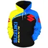 Men039s Hoodies Sweatshirts Suzuki Hoodie Men Women 3D Print Sports Pullover Hiphop Motorcykeljacka Urban Trend Top Spring A8889452