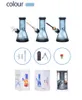 Classical Beaker Glass Bong 8inch Frosted Mini Dab Rig Bongs 7mm Thickness With Box Packing For Wholesale