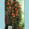 Ghirlande di fiori decorativi Peonia artificiale Rattan Tea Rose Fiore falso Matrimonio Casa Festa Decorativa Consegna a goccia Giardino Festiv Dhopz