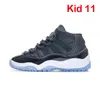 2023 Kids 11S Kid Basketball shoes Space Cool Grey Jam Bred Concords Youth fashion Boys Sneakers Children Boy Girl White Athletic Toddlers Outdoor 28-35