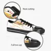 Mannen Vrouwen DIY Aangepaste Schoenen Lage Top Canvas Skateboard Triple Zwart Maatwerk UV Afdrukken Sport Sneakers Kele213