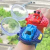 s Mini Cartoon RC Small Car Analog Watch Remote Control Cute Infrared Sensing Model Batteryed Toys For Children Gifts 220815277h
