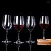 Garrafas de armazenamento Smooth and Delicate Professional Home Decoration 6 Peças de Vinho de Cristal sem chumbo Luxo nobre