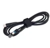 USB Type C PD Зарядное кабельное шнур 19,5 В 4,5x3,0 мм синий наконечник мужской конверт -конвертер.