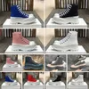 Designer Boots Fashion Casual Shoes Tread Slick Canvas Sneaker Platform Shoes High Triple White Royal Pale Pink Red Women 34-45