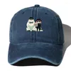 Berets Teenagers Denim Baseball Cap Men Women Cowboy Bone Summer Autumn Hip Hop For Anime Kuroko's Basketball Cartoon Hats