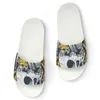 DIY Custom Shoes предоставляет картинки для поддержки настройки Slippers Sandals Mens Fomen