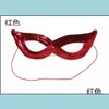 Party Masks Sequins Mask Halloween Masks Perform Masquerade Party Supplies Night Club Queen And Prince Adts Children Can Use It 1 5X Dhpzc