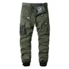 Pantaloni da uomo Pantaloni militari Casual Cotone Tinta unita Cargo Uomo Outdoor Trekking Viaggiare Multi-tasche Lavoro 221117