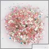 Party Decoration Party Decoration 15g/Bag Pink Series Shining Sequin Heart Star Moon Formes Brilliant Glitter PVC Wedding Birthday DHCPB