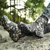 높이 증가 신발 남성 군사 전술적 부츠 스프링 방수 캔버스 카모 캠핑 트레킹 트레킹 부츠 남자 야외 하이킹 221118