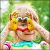 Temporäre Tattoos Set mit 10 Stück Kinder Temporäre Tätowierung Verschiedene Muster Cartoon Fake Tattoos für Kinder Wasserdichter Aufkleber Drop Deliv Dhsg9