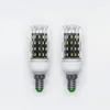 LED -lampa Original Smart Power IC Design Real No Flicker/Strobe 220V High Luminous Flux 4014 SMD Corn Bombillas Light