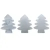 3 stycken Howlite Healing Crystal Stones Pendant Mini Christmas Tre Desk Prydnad Pocket Stone Home Office Christmas Decoration
