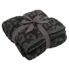 Winter Leopard Print Blanket Sofa Siesta Pattern Blanket Creative American Style Blankets2740910