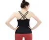Cross Back Yoga Sport Vest 여성 민소매 셔츠 슬림 한 운동 탱크 탑 스수퍼 소프트 요가 탑 스포츠 셔츠 패딩 BRA458219