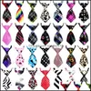 Dog Apparel 56 Color Adjustable Cat And Dog Tie Pet The Bow Puppy Dress Accessories Customizable Pattern Drop Delivery Home Garden Su Dhqus