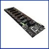 Placas base ETH BTC Placa base para minería B75 Chip de 65 mm LGA1155 Ranura de 8 GPU Compatible con RX580 DDR3 SATA3.0 MSATA USB3.0 Tarjeta de red Gigabit