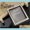 Portachiavi Cordini P O Frame Locket Love Picture Portachiavi Cuore Pendenti Bang Hangs Per Donna Uomo Anniversary Present Gift Drop D Dh58X