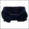 Bandeaux Couleur unie Bowknot Bandeau Mignon Bébé Noeud Bandes De Cheveux Capot Headwraps Manchette Enfant Mode Cadeau Drop Livraison Bijoux Hairjew Dhetq