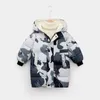 Daunenmantel Winter Kinder Junge Camouflage Daunenjacke Oberbekleidung Kleidung Mit Kapuze Teen Mädchen Baumwolle Gefütterte Parka Mäntel Verdicken 2-12Y 221118