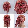 Party Masks Halloween Scary Adts Men Bloody Zombie Skeleton Face Mask Costume Horror Latex Masks Cosplay Fancy Masquerade Props T200 Dhehl