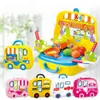 Целые мини-детские приготовления притворяются, играйте в чемодан для кулинарных утвартий кухонные игрушки Косметический набор Toys Toys For Boys Girl Gift BM042255K