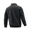 Mensjackor Autumn Winter Windbreaker Sports Casual Business Solid Simple Slim Fit Jacket Clothing 221118