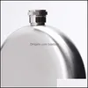 Höftkolvar specialformad rysk vinpanna rostfritt stål bärbar höftkolv 5 oz rund marmor mönster flaska enkel mode 10 5 ml dhe5o