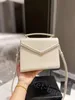 2023 Portafoglio SS Donna Borsa in pelle goffrata Busta Borse Cassandra Borsa a tracolla con patta con manico superiore Designer di lusso Lady Alligator 225l