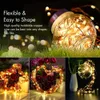 LED String Light Cooper Wire Fairy Warm White Home Home Christmas حفل زفاف حفل زفاف حديقة مصابيح مزخرفة بالماء P1118