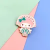 Cartoon schattige broche strik knoop golf druppelen olie sieraden metalen sjaal knop onafhankelijke verpakking zonnebrandcrème kledingaccessoires7373344