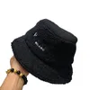Autumn Winter Bucket Hats Warmth Faux Fur Y Velvet Fedoras Outdoor Foldble Fisherman Hat Designer Cap7605404
