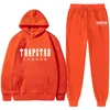 Men's Hoodies Sweatshirts TRAPSTAR Brand Tracksuit Letter Printing Fleece Oversized Fashion Hip Hop Streetwear Jogger Set Outfit For 221117