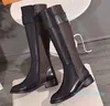 Donne Tacchi Stivali elastici Stivali al ginocchio Scarpe Moda Per il tempo libero Inverno lavorato a maglia Calzini sexy Calze Stivali lunghi1 2021 Nuovo autunno