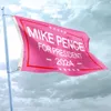 Mike Pence 2024 Red Cumhuriyetçi Bayrak Adamı Mağara Frat Duvar Dış Dekor Banner ile 2 Pirinç Gromlar